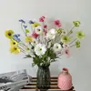 Decoración de Sala de Estar con Flores Artificiales Como Phalaenopsis y Peonías, Peonías de Seda y Plástico para Muebles de TV y Mesas de Comedor, Venta al por Mayor de Fabricantes