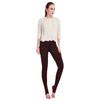 Leggings de terciopelo perlado grueso con forro polar para mujer, pantalones cálidos para otoño e invierno, pantalones exteriores de una pieza, pantalones ajustados adelgazantes para mujer