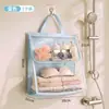 Bolsa impermeable para ropa para baño, dormitorio y ducha; bolsa colgante impermeable para ropa limpia en el baño; herramienta impermeable para el baño