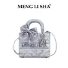 2026 Nuevo Bolso de Mano de Moda Bordado Estilo Lady Diana Versátil Gran Capacidad Hombro Cruzado Tote Bolso de Mujer