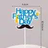 Decoração de Bolo para Assar no Dia dos Pais Cartão Mestre da Família Deuses Masculinos Pai Rico Plug-in para Bolo de Aniversário