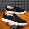 Zapatos de Lona para Hombre Casl Tenis para Hombre Ligeros Slip-on