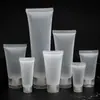 Productos para el Cuidado de la Piel, Cosméticos, Materiales de Empaque en Tubo Blanco, Crema de Manos, Limpiador Facial, Loción, Tapa de Rosca, Empaque de Exprimidor, Materiales de Empaque Listos
