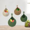 Bolsa de Malla para Frutas Tejida a Mano, Bolsa de Malla Tapiz, Tipo Gota de Nido de Pájaro Estilo Ins Bolsa de Malla para Almacenamiento Colgante de Frutas y Verduras