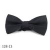 Pajarita para Hombre, Boda, Novio, Padrino de Boda, Borgoña, Padrinos de Boda, Traje Negro, Pajarita Negra de Doble Capa