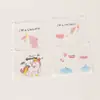 Bolsa de Cierre de Dibujos Animados de Unicornio de Plástico Pe al por Mayor Anillo Tirador Bolsa de Papelería Estudiantil Bolsa para Bolígrafos Bolsa de Empaque para Gomitas de Pelo Bolsa de Plástico