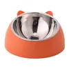 Nova Tigela Quente para Pet Tigela para Gato Tigela para Cachorro Duas em Uma Cachorro Gato Comida Pet Produtos para Pet Ponto Venda por Atacado