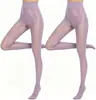 Fuente Fuente Amazon Medias Transfronterizas Medias Brillantes para Mujer Calcetines de Aceite de Caballo Leggings Transparentes de Cintura Alta Dropshipping