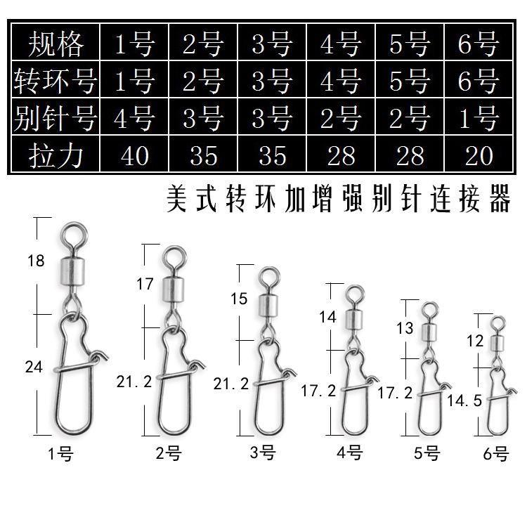 美式转环增强别针1