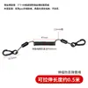 Corda Elástica de Mola de 2mm Corda Anti-perda Retrátil Corda Elástica de Pesca Antifurto Fivela Antifurto Lanyard para Equipamentos de Pesca