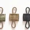 Acessórios de colete mochila sistema Molle tático para atividades ao ar livre fivela tática furo camuflado corda elástica multiuso
