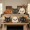 Productos de madera, un artículo popular para ventas transfronterizas: un juego de 6 decoraciones de madera de Halloween, incluyendo figuras de zombis y fantasmas