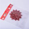 Decorações de Natal 10/12cm Flocos de Neve Plásticos para Polvilhar Decoração de Árvore de Natal Pingentes Acessórios Layout de Cena