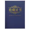 Capa Dura para Certificados Colecionáveis Azul e Vermelho com Acabamento Fosco Perolado, Capa para Coleção de Certificados de Formatura, Certificados de Honra, Cartas de Nomeação