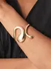 1 Pieza de Pulsera Abierta de Alta Gama con Forma de Gota de Agua Geométrica para Mujer, Estilo Europeo y Americano de Lujo Ligero, Diseño de Nicho, Metal