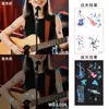 Nuevas Pegatinas de Tatuaje Luminosas Azules Festival de Música Concierto Banda Carnaval Fiesta Pegatinas de Tatuaje Impermeables y a Prueba de Sudor