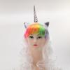 Peluca de Unicornio de Color Set de Cabello Pequeño BMW Li Set de Cabello de Fibra Química Cosplay de Dibujos Animados Animación