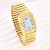 Relógio de Pulso Quartz Clássico com Mostrador Grande e Dígitos Grandes, Elástico na Manga, para Adultos e Idosos, Par de Relógios Masculino e Feminino, Presente para Idosos