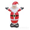 Papai Noel Luminoso Inflável Decoração Luminosa de Feriado ao Ar Livre Suprimentos Papai Noel Inflável Luminoso de PVC LED