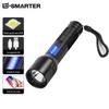 P70 de Luz Forte Transfronteiriça Liga de Alumínio Display Elétrico Carregamento USB Saída Tesouro Lanterna LED de Longo Alcance Iluminação Forte ao Ar Livre