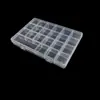 Ranura para Tarjetas Fija 22 Compartimentos Transparente Plástico PP Caja de Almacenamiento Joyería Manicura Diamante Tira Larga Caja de Empaque Caja de Piezas