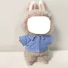 La primera y segunda generación de colgantes Labubu ropa camisa a rayas pantalones bolsa traje tela ropa de bebé reemplazo