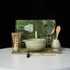 Nuevo Tazón de Matcha Rayado Cerámica Accesorios para Ceremonia del Té Batidor de Té Japonés 100 Púas Exclusivo Transfronterizo Venta al Por Mayor de Fábrica