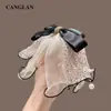2026 Nuevo Estilo de Gama Alta Elegante Clip para el Cabello de Cinta de Moño de Gasa Pinza de Garra Perezosa Accesorio Fresco para el Cabello para la Parte Posterior de la Cabeza