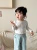 Ropa para Niños Sugar Pear Camiseta Interior para Niñas Camiseta Ropa de Primavera 2025 Nueva Categoría Infantil Pijama 100% Algodón Ropa para Bebé Niña
