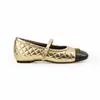 Zapatos Mary Jane acolchados con diamantes del mismo estilo que los de Grape Mom para mujer, con plataforma oculta, zapatos peludos, hebilla dorada pequeña, zapatos de cuero pequeños, zapatos de vestir de una sola suela con forro de felpa para el trabajo.