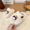 Pantuflas de Algodón de Peluche Hello Kitty para Niñas Casuales 2026 Otoño/Invierno Nuevas Suela Suave Piel Pantuflas de Interior para el Hogar