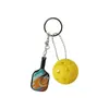 Chaveiro Cordão Pickleball Plástico Pe Bola Cordão de Nylon Leve Compacto Portátil Acessório da Moda Tendência