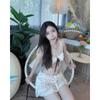 Traje de Baño Dividido Estilo Nuevo Vietnam 2025 para Mujer Lazo Francés Encaje Sexy Bikini de Gama Alta