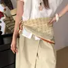 Cinturón de Falda de Capas con Borlas Estampadas Estilo Bohemio Vintage para Mujer, Accesorio Decorativo de Bufanda Cuadrada Estilo Étnico Tendencia