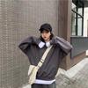Sudadera con Forro Polar Gruesa Talla Grande Moda Casual para Mujer Nuevo Conjunto de Dos Piezas Estilo Coreano para Estudiantes Otoño/Invierno 2020