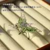 Anillo de Mariposa de Vidrio Hecho a Mano Zibo Celebridad de Internet Artesanía Fotografía Diseño de Nicho Joyería Avanzada de Vidrio Regalo