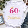 Nueva Fabulosa Camiseta con Gráfico de Corona Impresión 3D para Mujer Fas