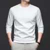 Camiseta blanca con la misma tela de tres pruebas que la T de Xiao, hecha de algodón de fibra larga de Xinjiang de 80 hilos, tratada con amina líquida, algodón puro, camiseta unisex