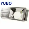 Yubo - Adecuado para el Marco de Luz Antiniebla del Ford Flex 2009-2012 (Electrochapado) Izquierdo y Derecho 8A8Z-17E810-B
