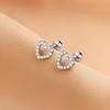 Pendientes con Chapado de Plata 925 Directo de Fábrica Diseño de Nicho de Verano Pendientes con Tapa de Tornillo Lujo Ligero Pendientes de Alta Gama para Mujer