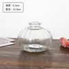 Vaso de Vidro Retrô Personalizado Mais Vendido da Amazon, Conjunto de Vasos Pequenos Decorativos Transparentes de Alta Qualidade Estilo Europeu Estilo Ins