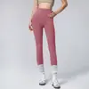 Pantalones de Yoga Elásticos Cómodos de Estiramiento Cintura Alta Control de Abdomen Levantamiento de Glúteos Específicos para Entrenamiento de Pilates y Deportes