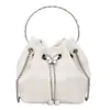 Bolsa Pequena com Cordão Fashion e Tendência para Mulheres 2025 Novo Estilo Versátil Bolsa Transversal com Corrente Bolsa de Mão Bolsa Saco