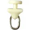 Ponteiras de varão de cortina, rodinhas pequenas, rodinhas de trilho guia, rodinhas esféricas para trilho quadrado, rodinhas de gancho, acessórios para janelas, roldanas de trilho