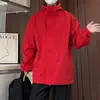 Nueva chaqueta de moda de otoño cortavientos e impermeable para hombre, tendencia de corte holgado, ropa exterior de talla grande