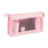 Bolsa de Maquillaje Triangular Transparente Personalizada para Viaje, Neceser Multifuncional de Gran Capacidad, Bolsa Portátil de Almacenamiento para Maquillaje y Cuidado de la Piel
