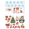 PH-SD1071 Pegatinas transfronterizas para decoración de ventanas navideñas, pegatinas de pared para fiestas navideñas de comercio exterior