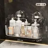 Estante de Almacenamiento con Ventosa Montado en la Pared sin Taladro para Baño, Ducha, Cocina, Tocador, Organizador de Maquillaje