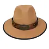 Chapéu Xizang Europeu e Americano Transfronteiriço Outono e Inverno Novo Chapéu de Cowboy Xizang Feminino Chapéu para Homens e Mulheres Acessórios de Chapéu com Cabeça de Touro para Exterior