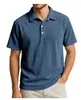 Camiseta Polo de Manga Corta con Media Cremallera 2026 para Hombre Primavera y Verano Holgada Casual Color Sólido Superior Marca de Moda Ropa para Hombre Transpirable